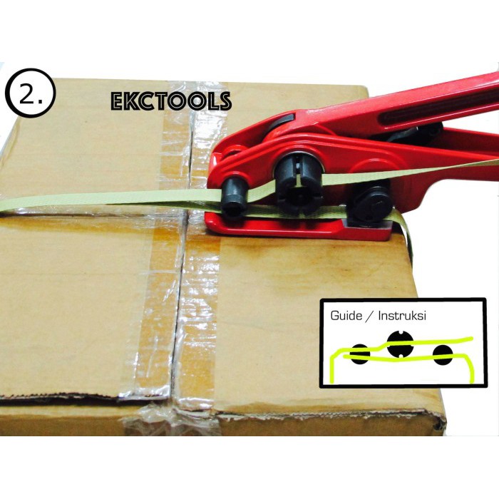 

Mesin Klemp Kardus Heavy Duty/ PET Strapping Machine For Packing I NEW21