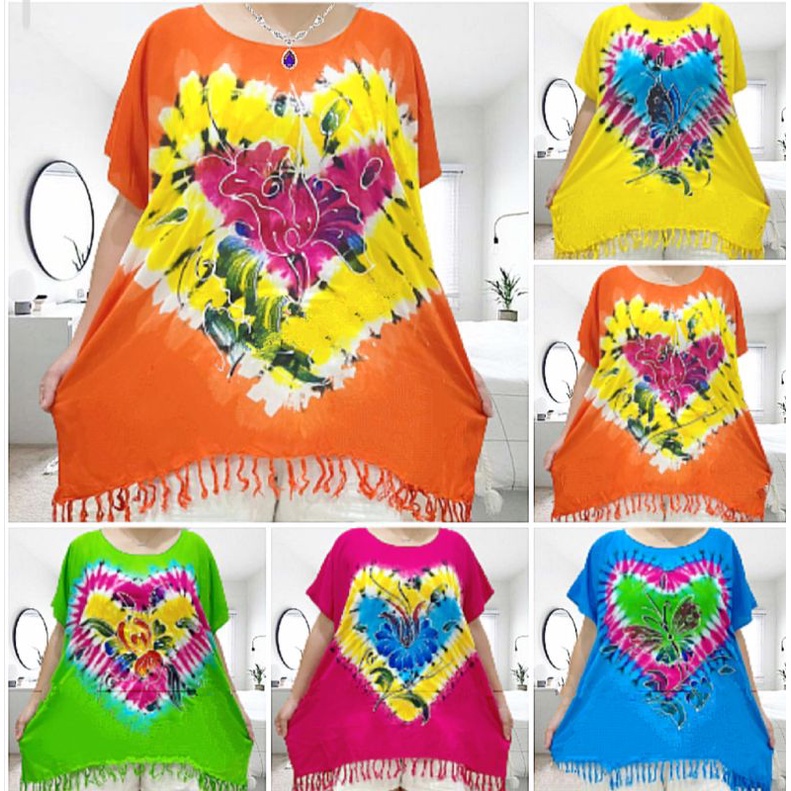 baju bali jumbo baju santai jumbo wanita baju bali tie dye bigsize wanita bahan rayon halus dan adem