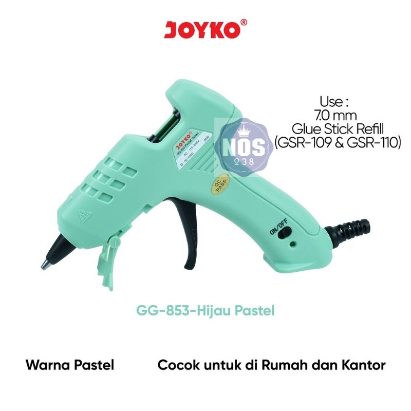 Glue Gun Lem Tembak Joyko GG-853 Pastel