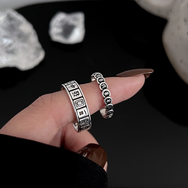 Cincin Model Mahjong Untuk Aksesoris