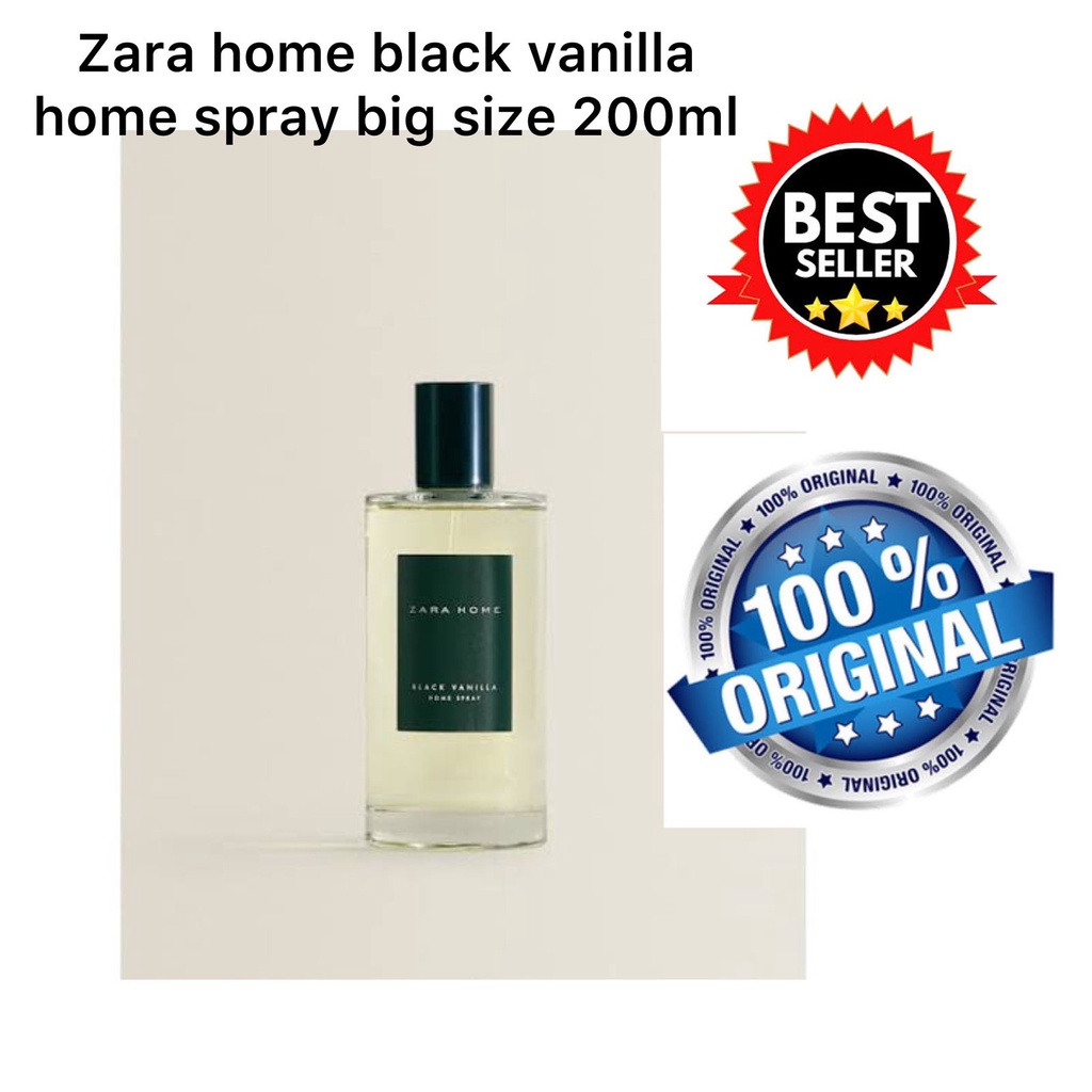 Jual PARFUM READY ZARA HOME BLACK VANILLA HOME SPRAY BIG SIZE 200ML