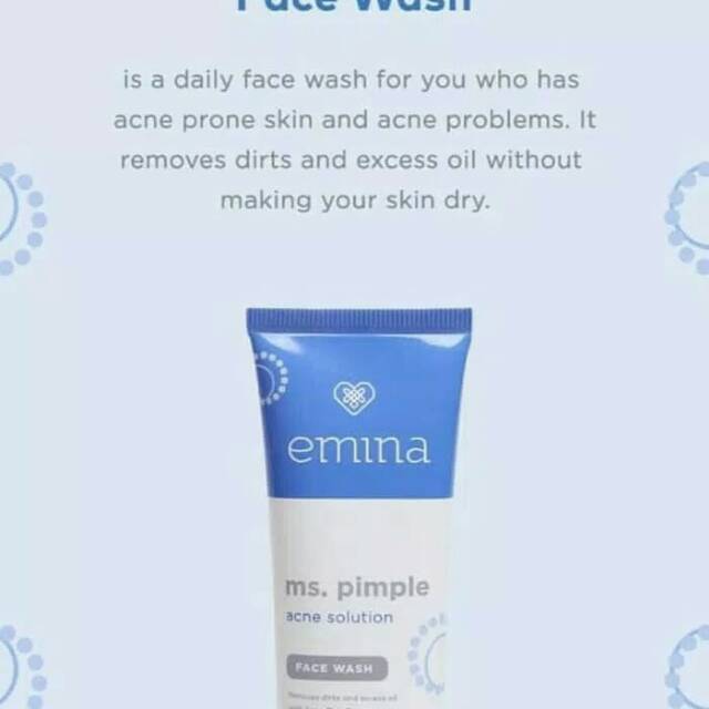 Emina Ms Pimple Acne Solution Face Wash 50ml