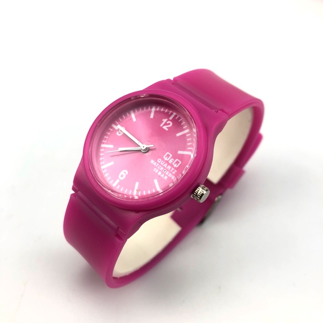 Jam tangan pria wanita tali warna murah jelly angka s1009