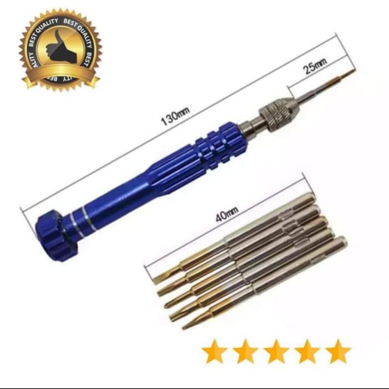 Obeng Set Pembuka Jam Tangan / Obeng Alat Service Jam Tangan