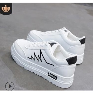 SEPATU SNEAKERS CASUAL KEREN TERBARU List Petir Fashion Wanita Casual MC-KSM 05