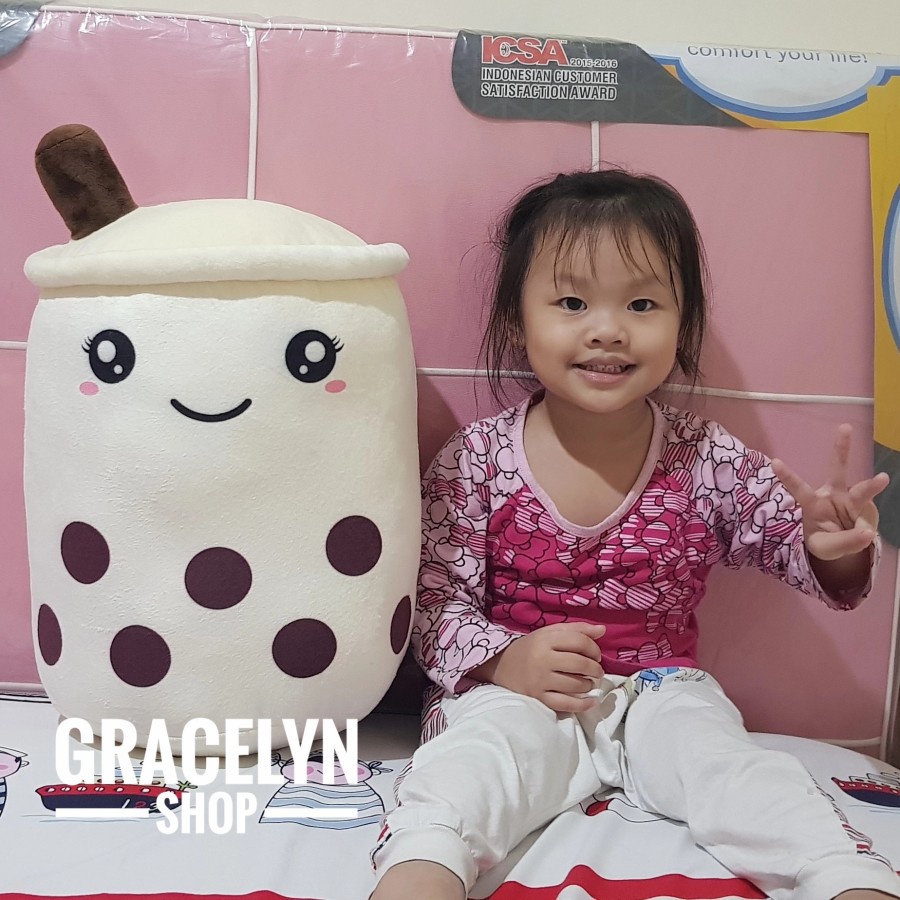 Boneka boba brown sugar boba milk tea jumbo