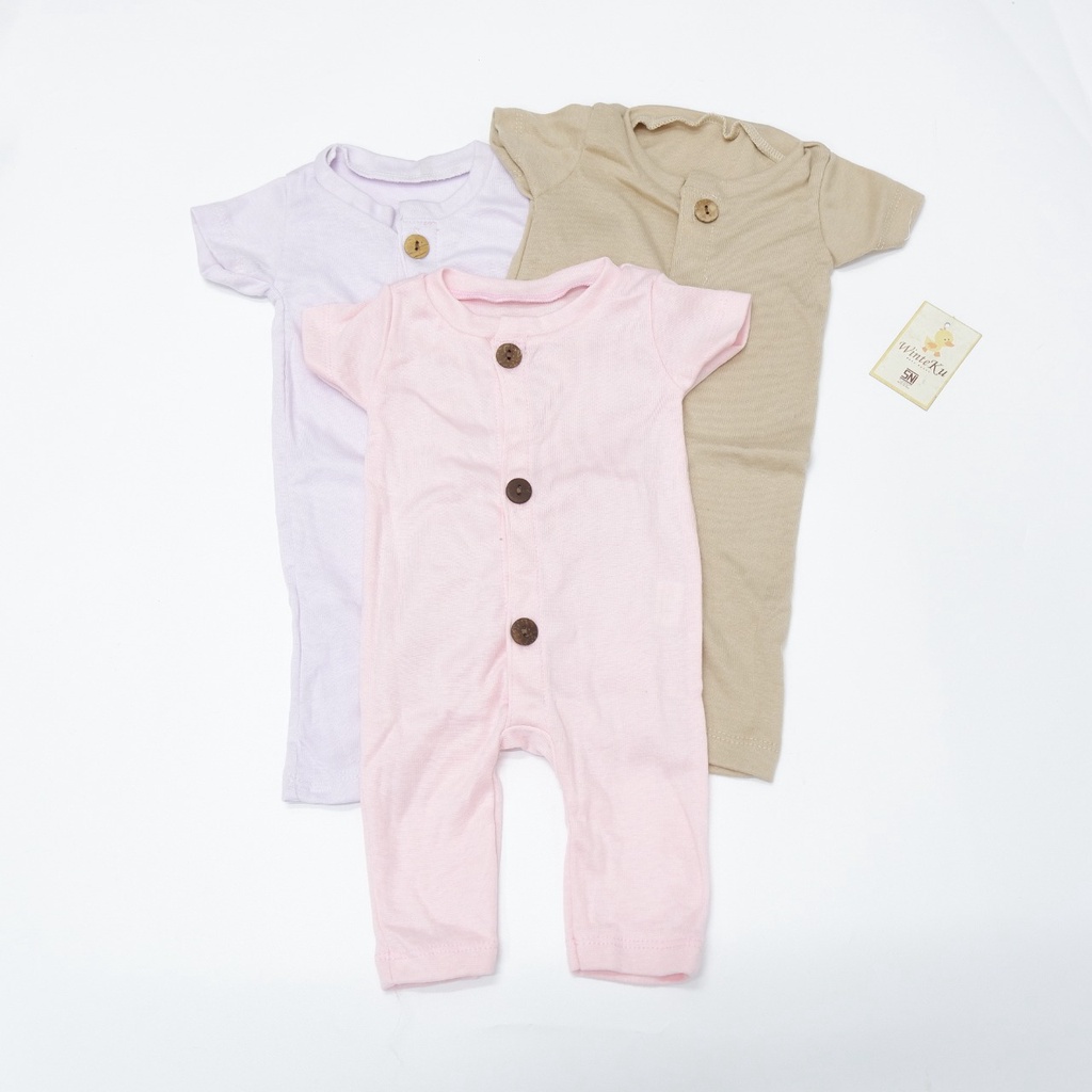 WINTEKU Romper Bassic Button BOY / GIRL