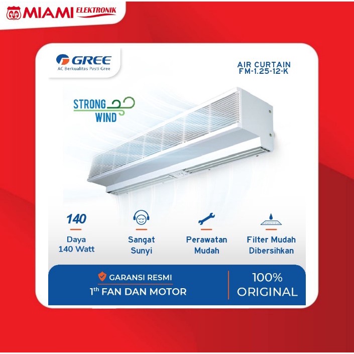 GREE Air Curtain 120cm - FM-1.25-12-K