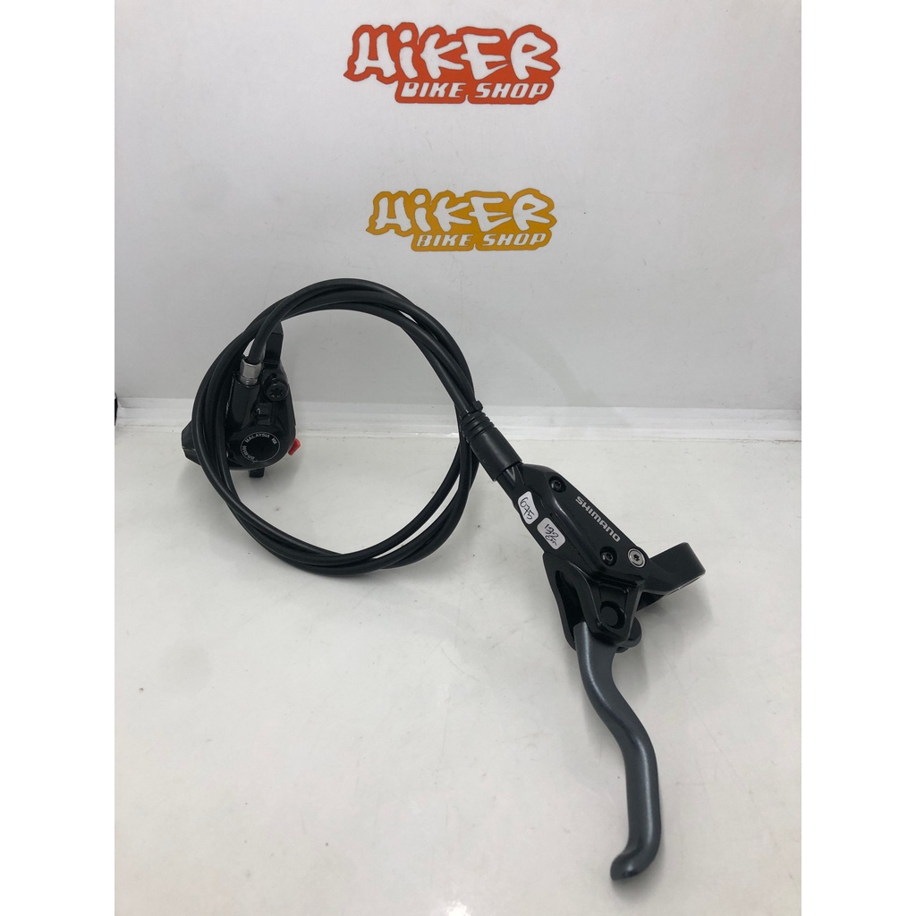Brakeset Hidrolik Kiri Saja MTB Lever Shimano M425 Kaliper Shimano M596 Panjang Kabel Belakang 132cm