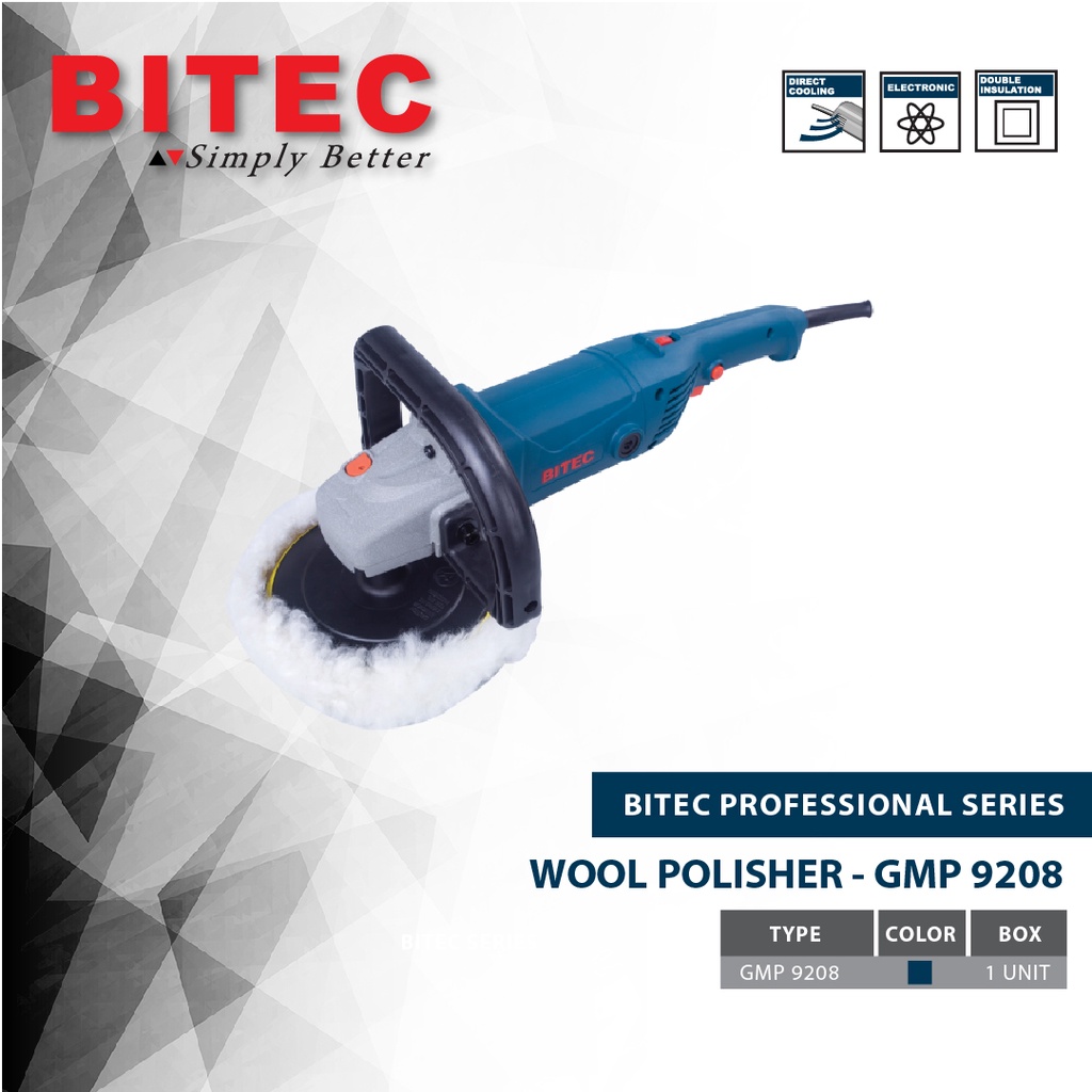 BITEC - MESIN POLES MOBIL PROFESSIONAL 7 INCH 1200 W - GMP 9208 - GARANSI RESMI 1 TAHUN