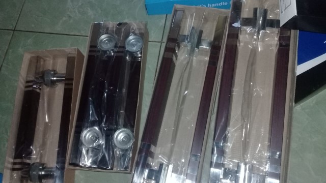 Handle Pintu Rumah Kotak 4x2cm 45 Cm Kayu Mahoni Maron Kmb Ss Tarikan Pintu Gagang Pintu Kunci Pintu