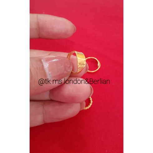 Cincin ANAK Emas London LM 24K 999,9%.