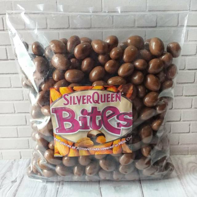 

Coklat Silverqueen Bites Almond Kiloan Murah