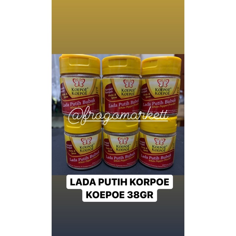 Lada Putih Koepoe Koepoe 38gr