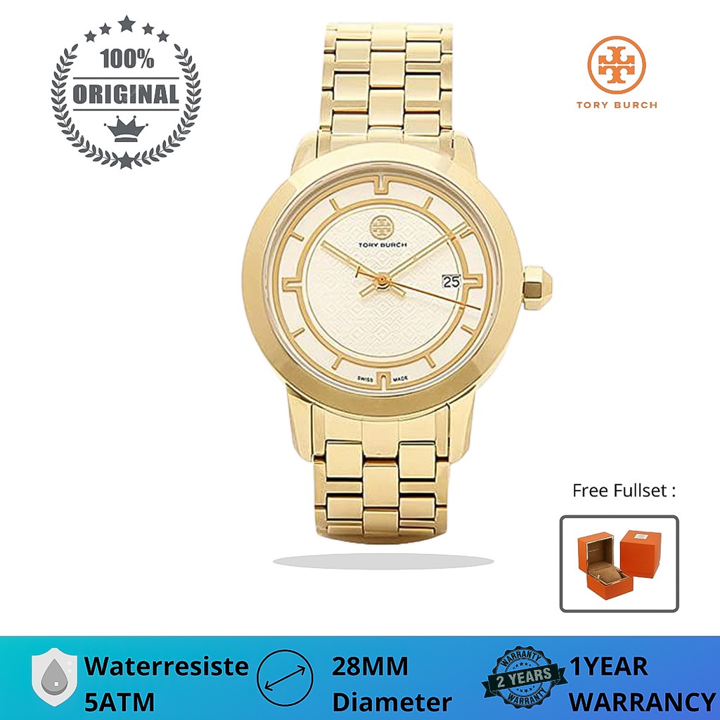 Tory Burch Original | Jam Tangan Wanita Tory Burch Original | Tb-1016 28mm | Fashion wanita