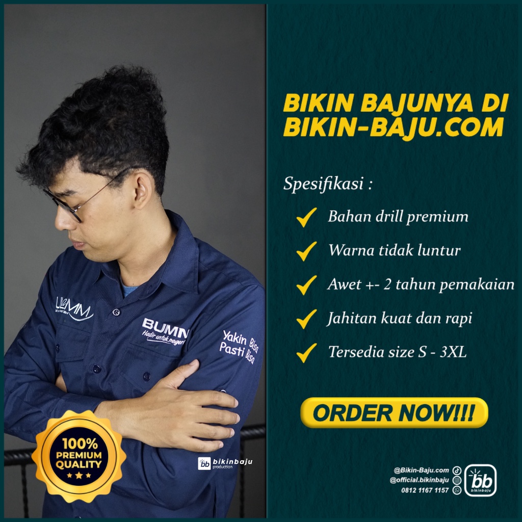 Seragam Kerja Lapangan - Seragam Kantor - Seragam Custom - Seragam PDH - Seragam PDH - Seragam Karya