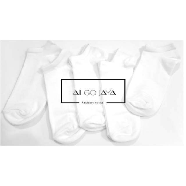 TOKO KL | GROSIR 1 LUSIN KAOS KAKI PENDEK MATAKAKI PUTIH POLOS ANKLE SOCK REMAJA DEWASA MURAH