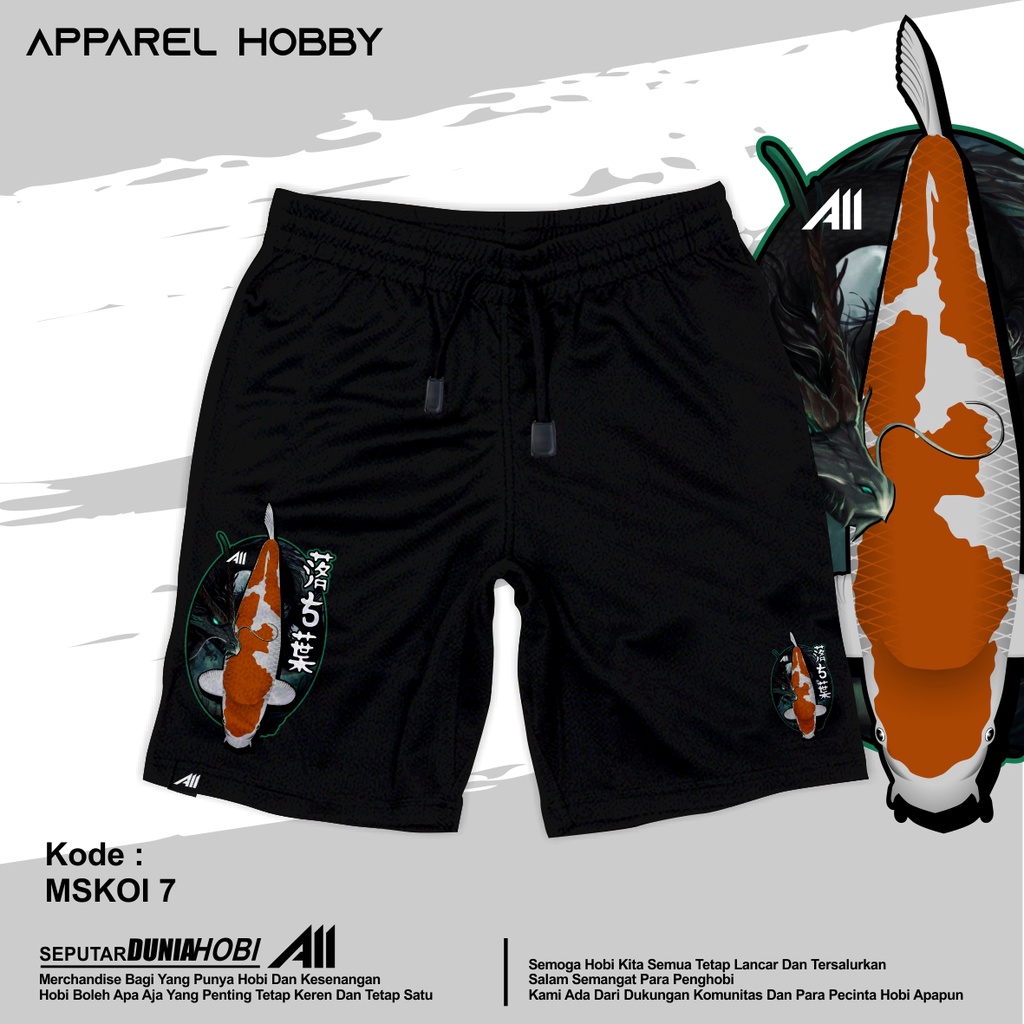CELANA PENDEK OCHIBA APPAREL HOBBY IKAN KOI 7