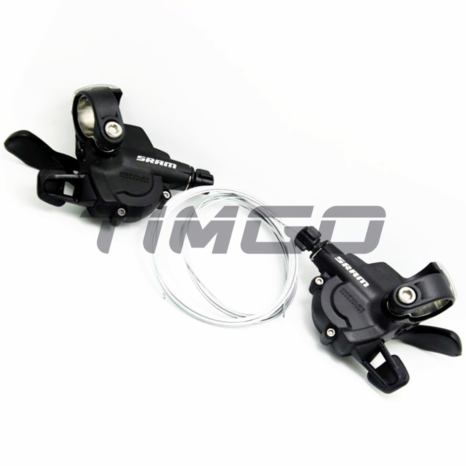 ( GRATIS ONGKIR ) Sram X4 3 × 8 Speed Shifter Trigger Lever Gear Sepeda MTB Warna Hitam