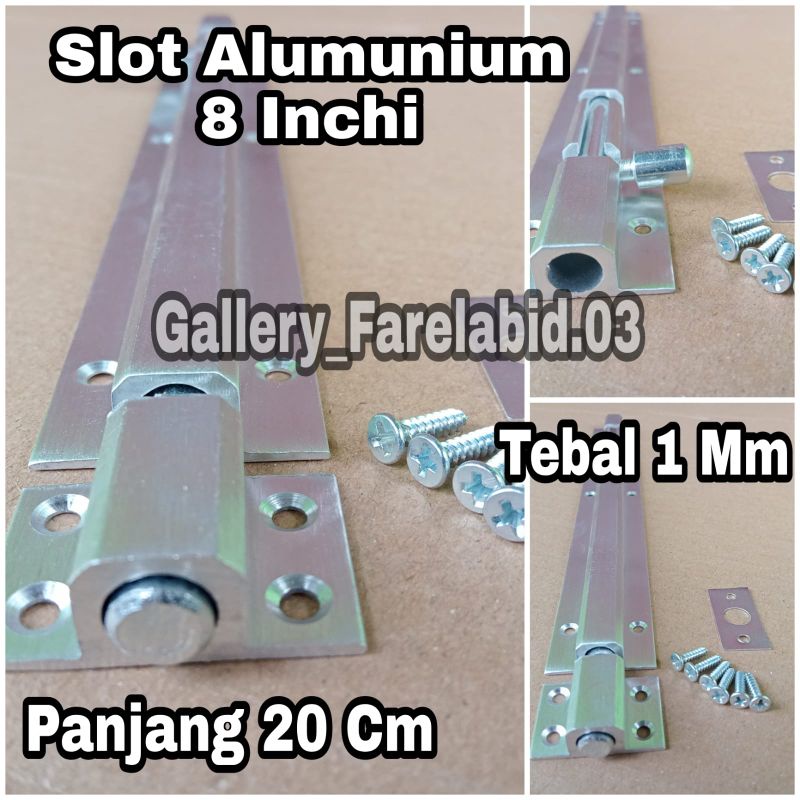 Grendel Alumunium Tebal 8 Inchi Slot Pintu Rumah Kupu Tarung Inch Kunci Jendela Pintu Utama Kamar Dapur 6 Inch Gerendel