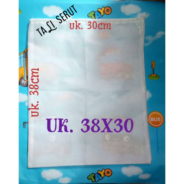 

Dustbag -/+ uk.38x30 PUTIH tebal 75gr
