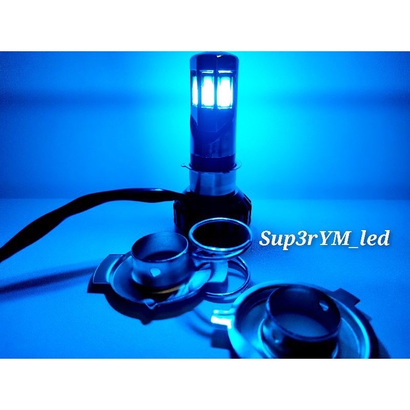 Lampu led RTD RAYTON 6 SISI ICE BLUE LAMPU UTAMA m02e ice blue h6 h4 hs1 3500lm ac dc