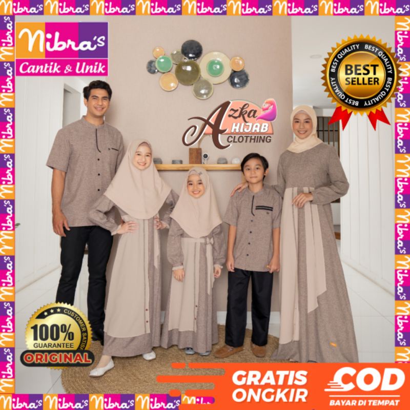 SARIMBIT NIBRAS TERBARU 2022 / EXPRESSIONS NIBRAS BAJU COPEL KELUARGA  / BAJU MUSLIM COUPLE KELUARGA