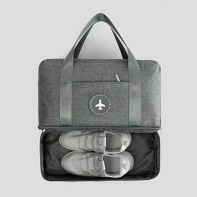 3 Layer Travel Bag/ Tas travel gym import 3 sekat multi fungsi