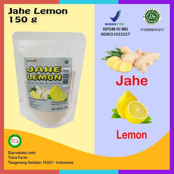 

Jahe Lemon Ginger Lemon 150 G Gogomix Tiara Farm