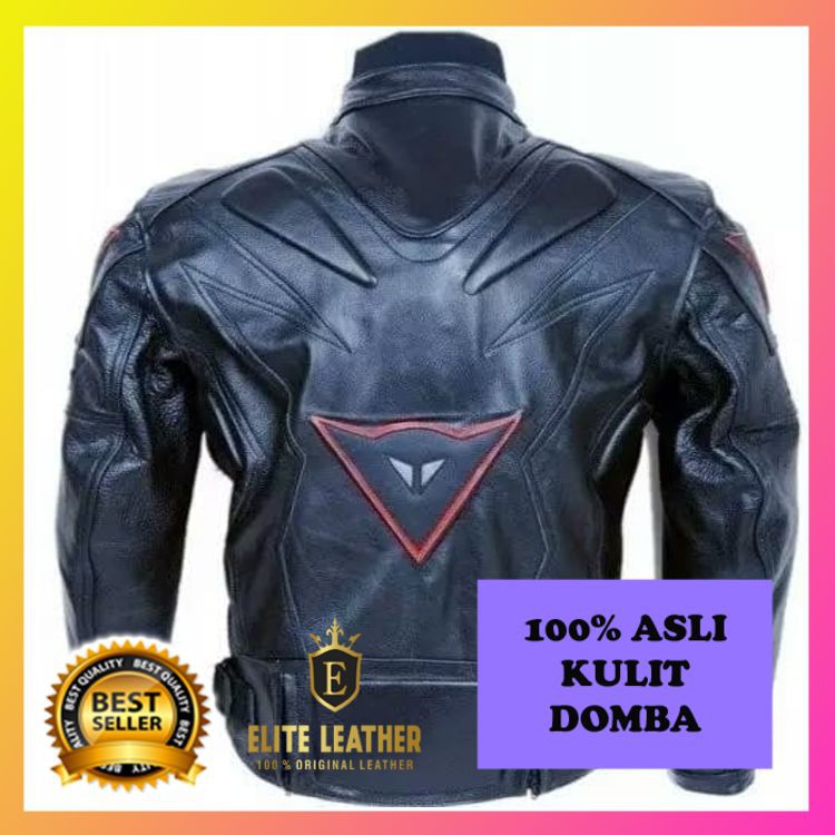 Jaket kulit pria jaket anak motor kulit domba asli garut berkualitas EL113