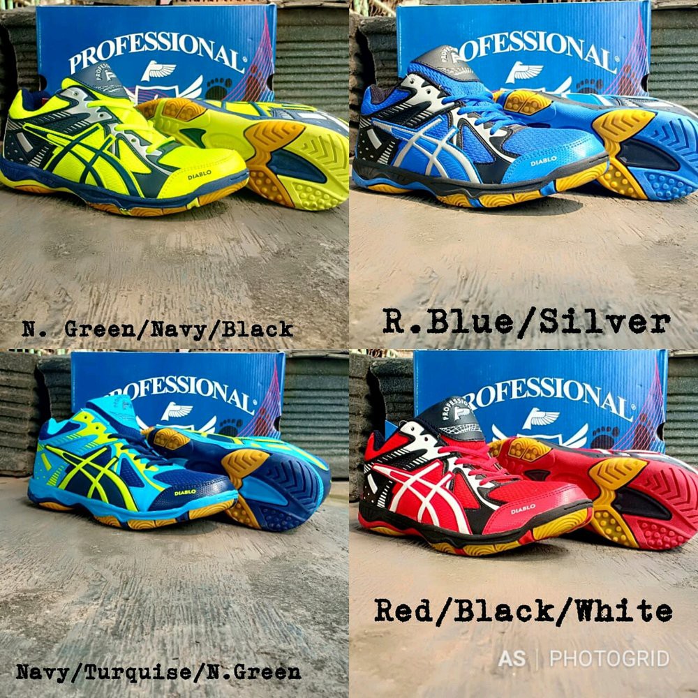 Sepatu Badminton Professional Diablo Sepatu Volly Original