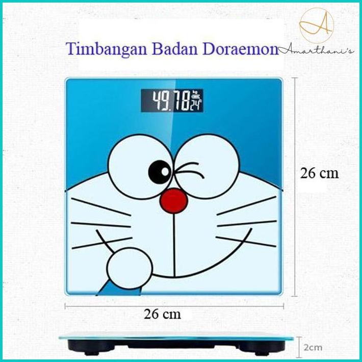 Ac - Timbangan Doraemon Digital Timbangan Berat Badan Karakter Lucu Portabl