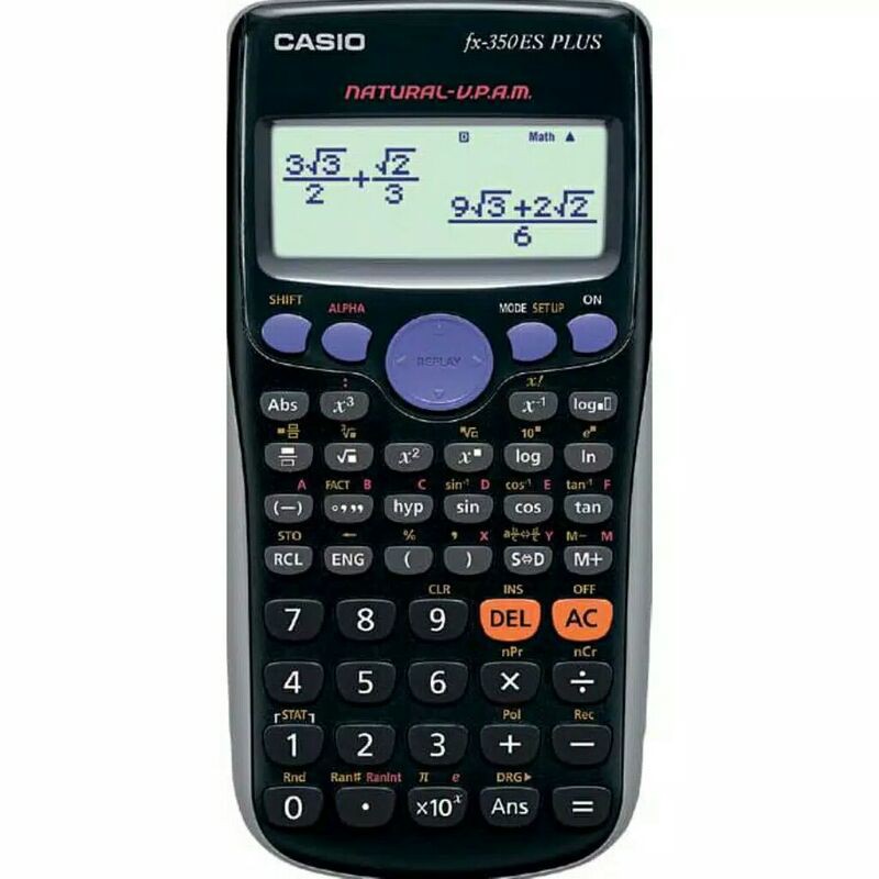 

Kalkulator Scientific CASIO FX - 350ES Plus Original Garansi Resmi #Best Product High Quality