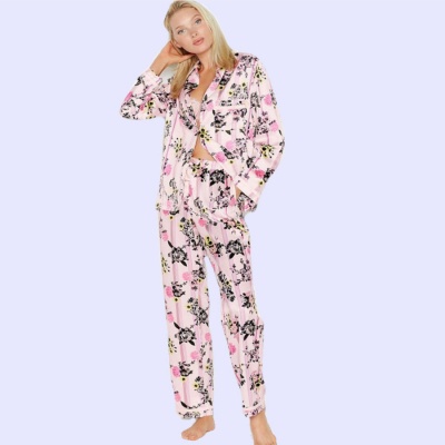 VS Set Pajamas Floral Pink