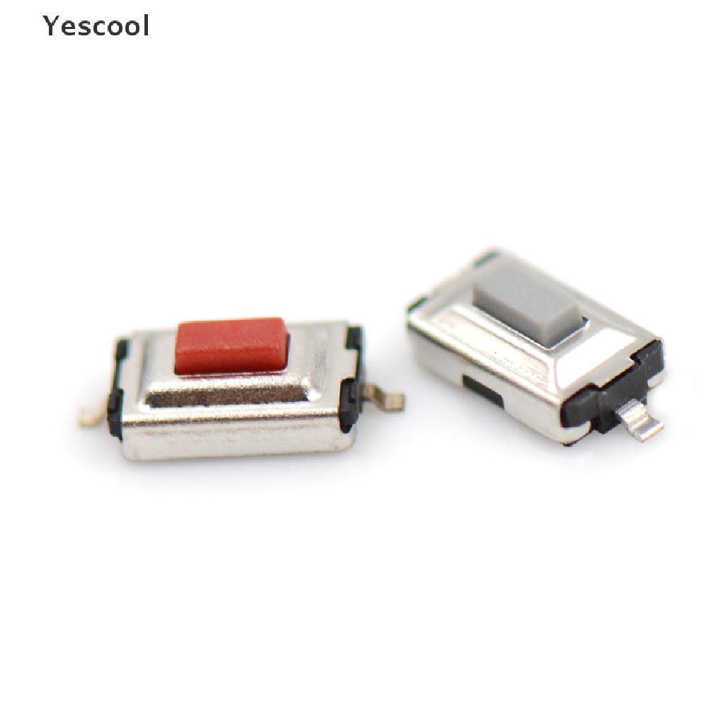 Yescool 20pcs / set Saklar Micro Switch 2 Pin Ukuran 3x6 X 2.5mm