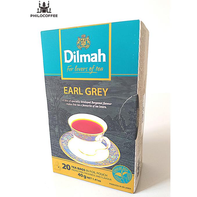 

[COD] Teh Dilmah Earl Grey (20 x 2gr) | Tag Tbag | Teh Celup | Non-Amplop [COD]