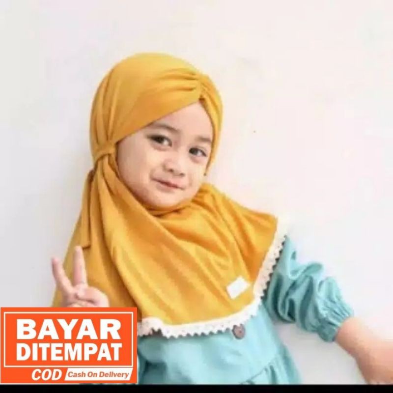 jilbab / anak / bayi / hijab / allsize 0-3 tahun /  TALI RENDA