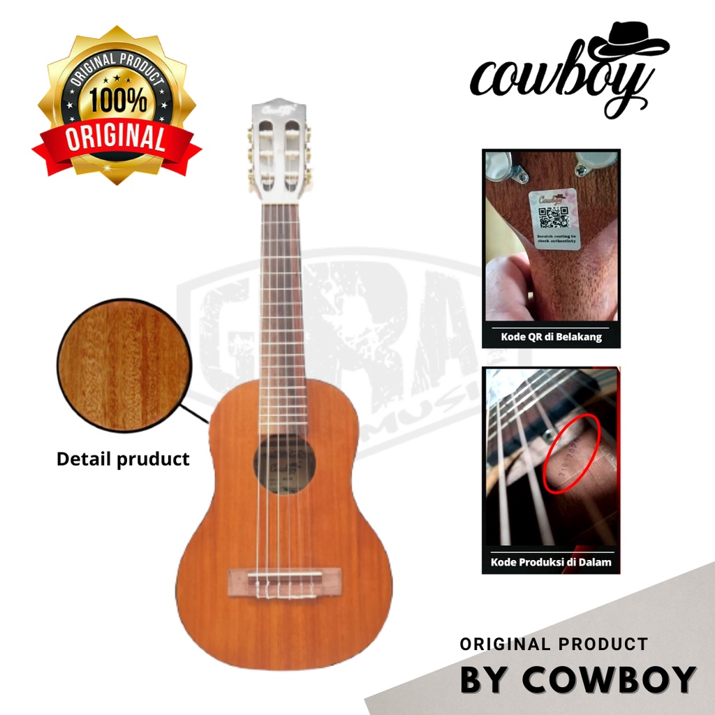 Cowboy - Guitalele Akustik GK-6 NS Brown Original