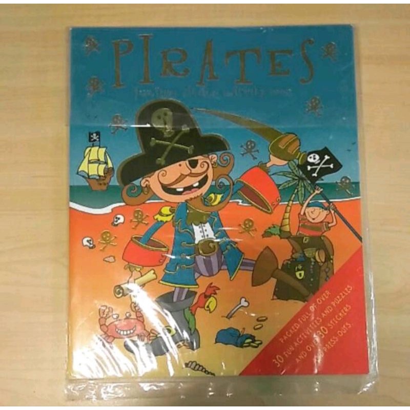 

BUKU AKTIFITAS ANAK BUKU STIKER ANAK STICKER BOOK PIRATES PRESS OUT STICKER BOOK