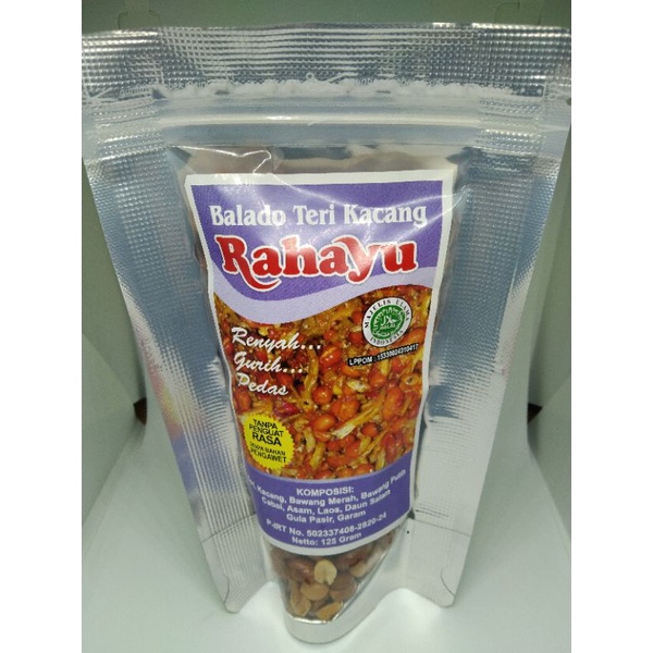 

Balado Teri Kacang pedes