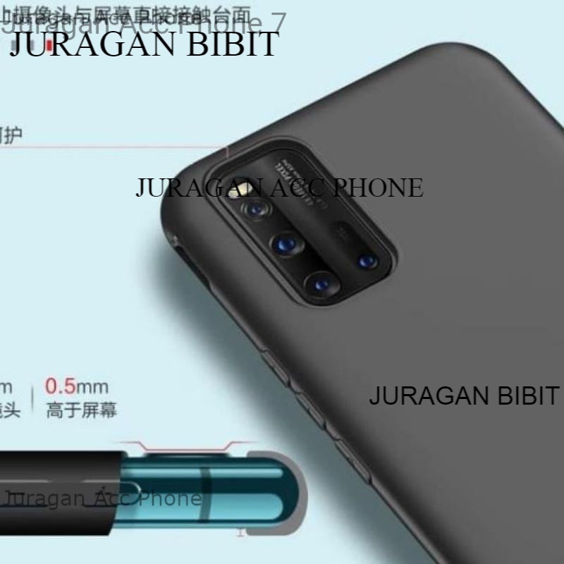 Soft Case Blackmatte Vivo Y51 2020 Casing Silikon  Black Matte Hitam Polos Vivo Y51 2020 Original