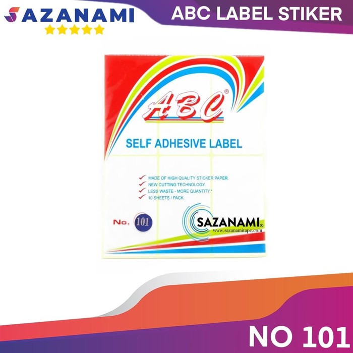 

ABC LABEL 101 STIKER LABEL SELF ADHESIVE LABEL LABEL UNDANGAN