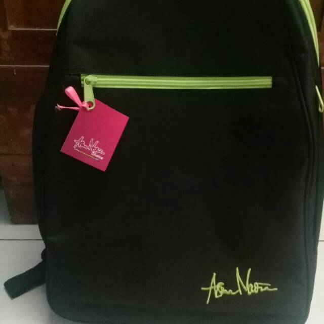 Ransel Asma Nadia Large Hitam Hijau