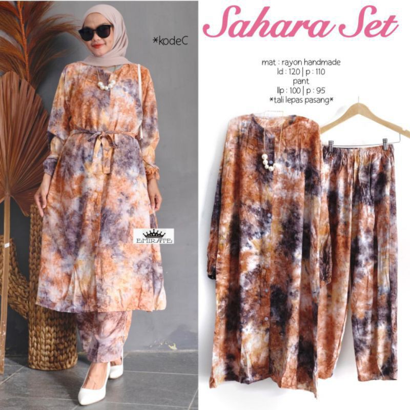 Sahara Setelan Ori Emirate