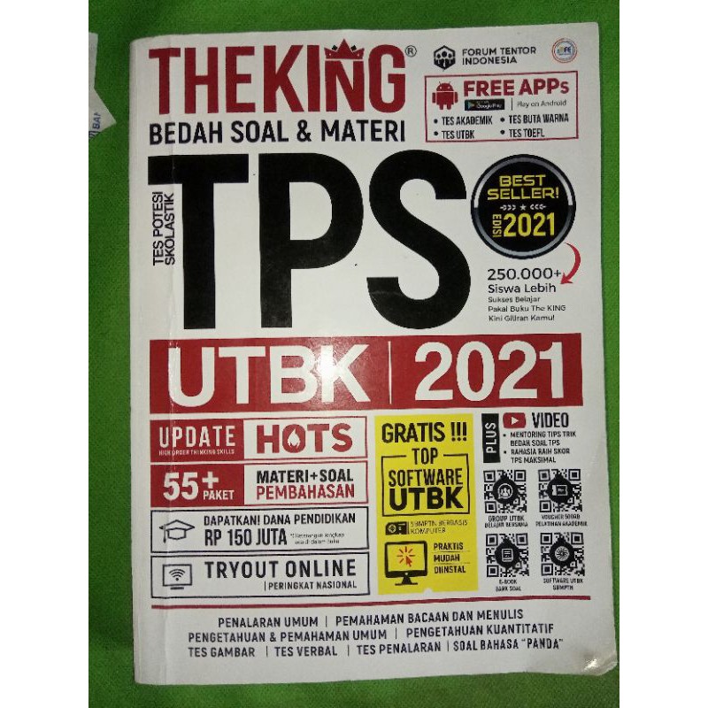 Preloved The King TPS 2021 | Preloved The King UTBK 2021