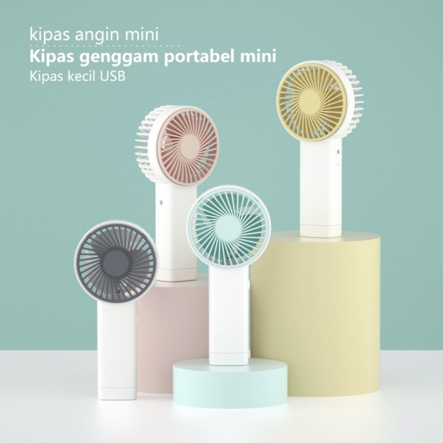 Kipas Mini Fan Kipas Angin Portable Genggam Tangan Kipas Lipat Tangan Mini