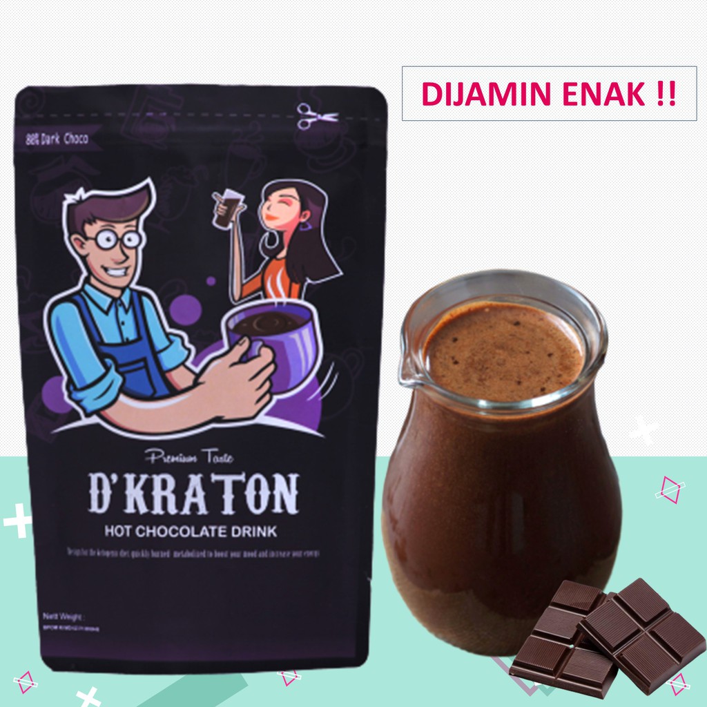 

PROMO! De Kraton 80% Dark Choco Chocolate Powder 180/360 gr