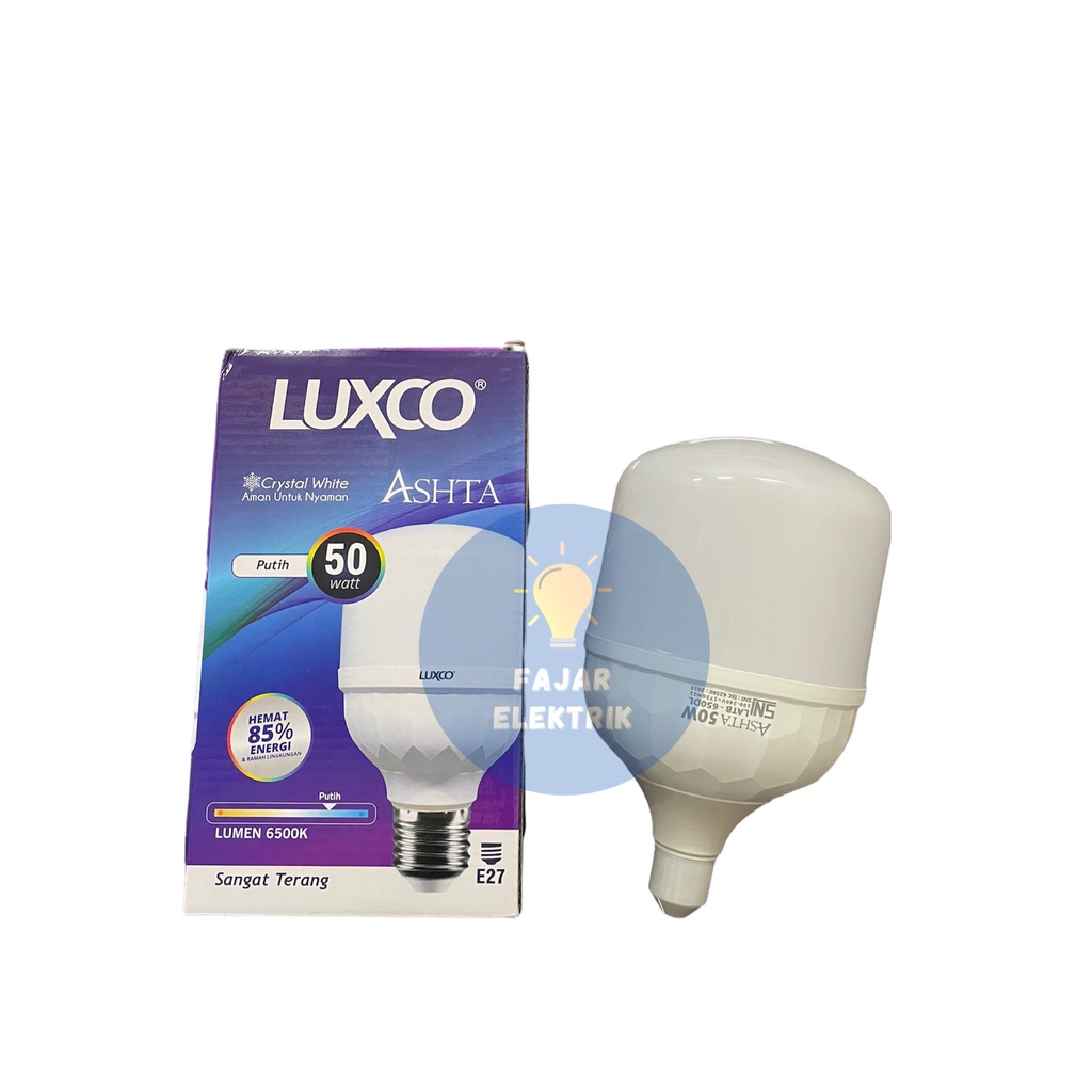 LAMPU BOHLAM LED BULB LUXCO 40 WATT 50 WATT PUTIH