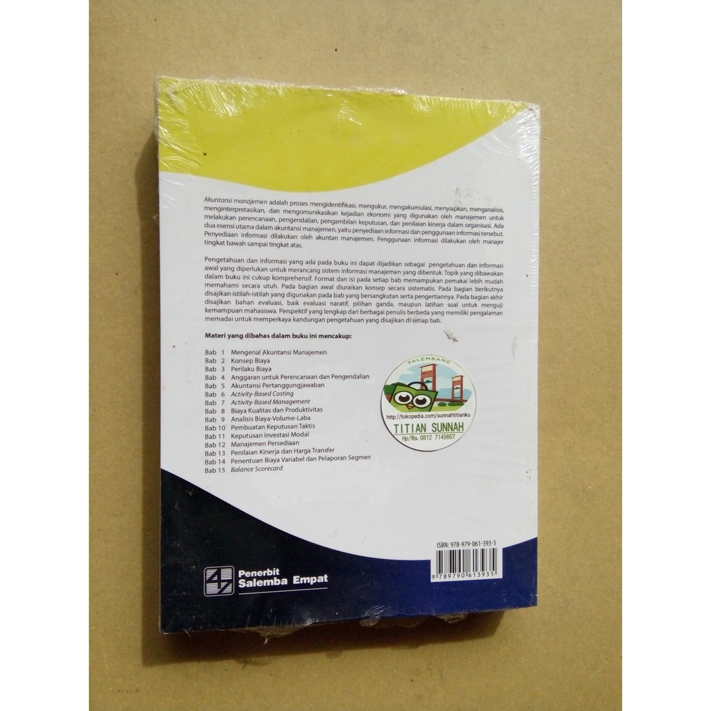 Original | Buku AKUNTANSI MANAJEMEN | Baldric Siregar - Bambang Suripto, dkk | Salemba Empat-1
