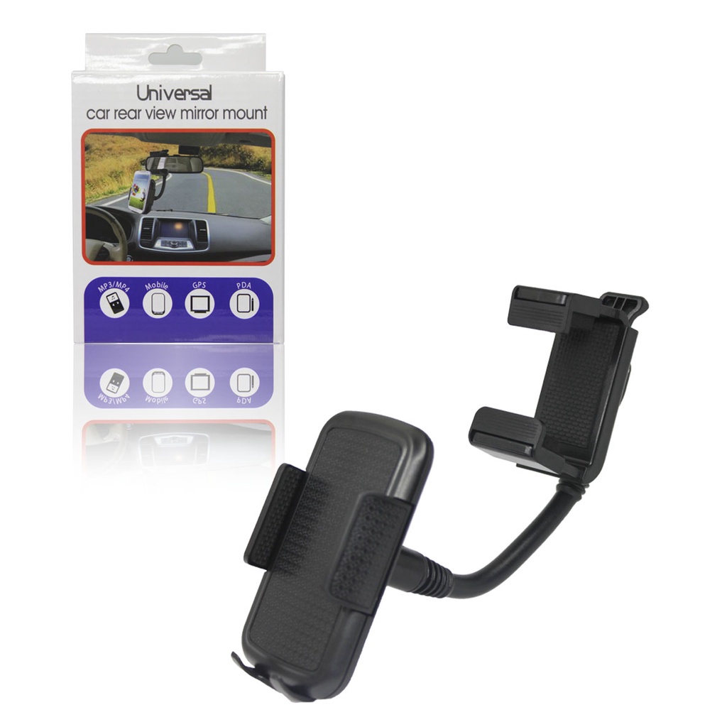 HOLDER HP MOBIL SPION 360 DERAJAT UNIVERSAL / CAR HOLDER MIRROR / HOLDER HANDPHONE KACA SPION MOBIL GPS DASHBOARD